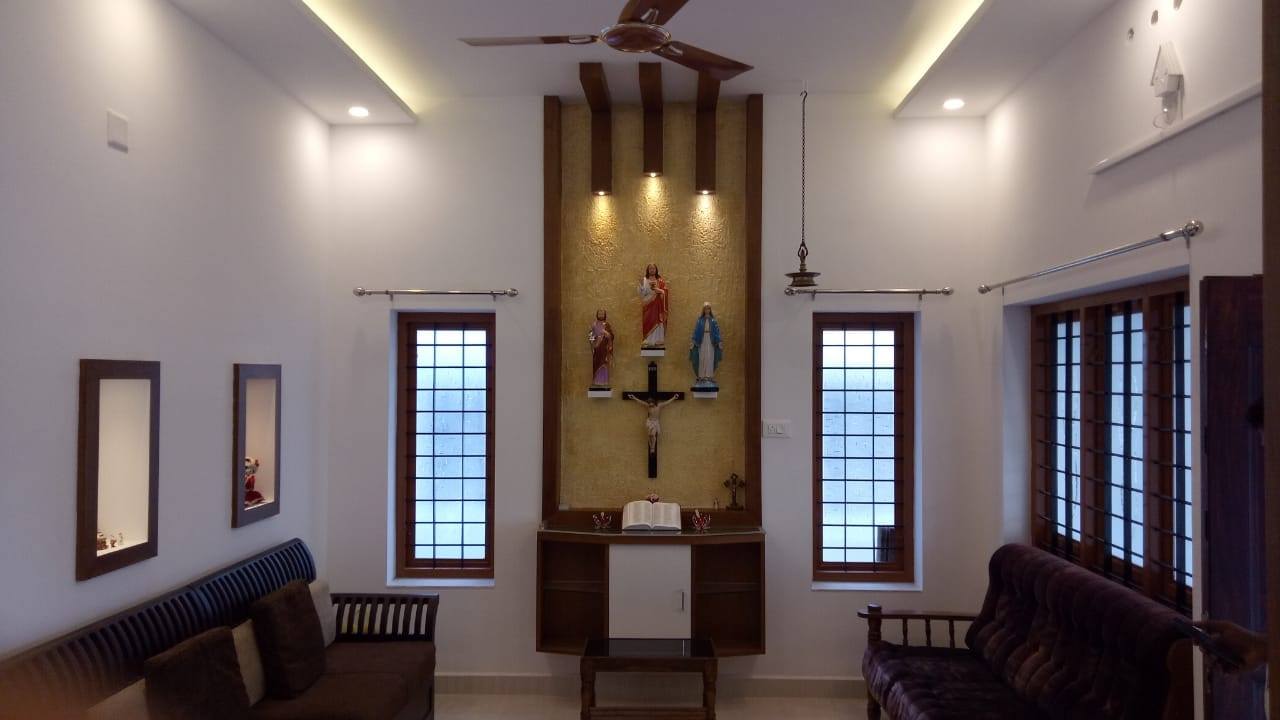 Modern Home Altar Design - Cochin Painters