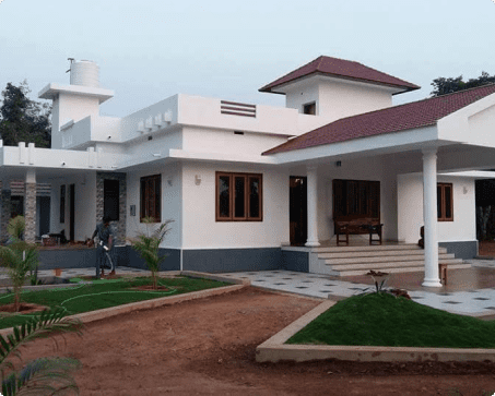 Modern House Exterior Painting - Cochin Painters